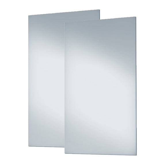 Dulles Glass 48" x 60" Rectangle Gym Mirror Pack, Low Iron Mirasafe, 4-Layer Glass, 2Pcs