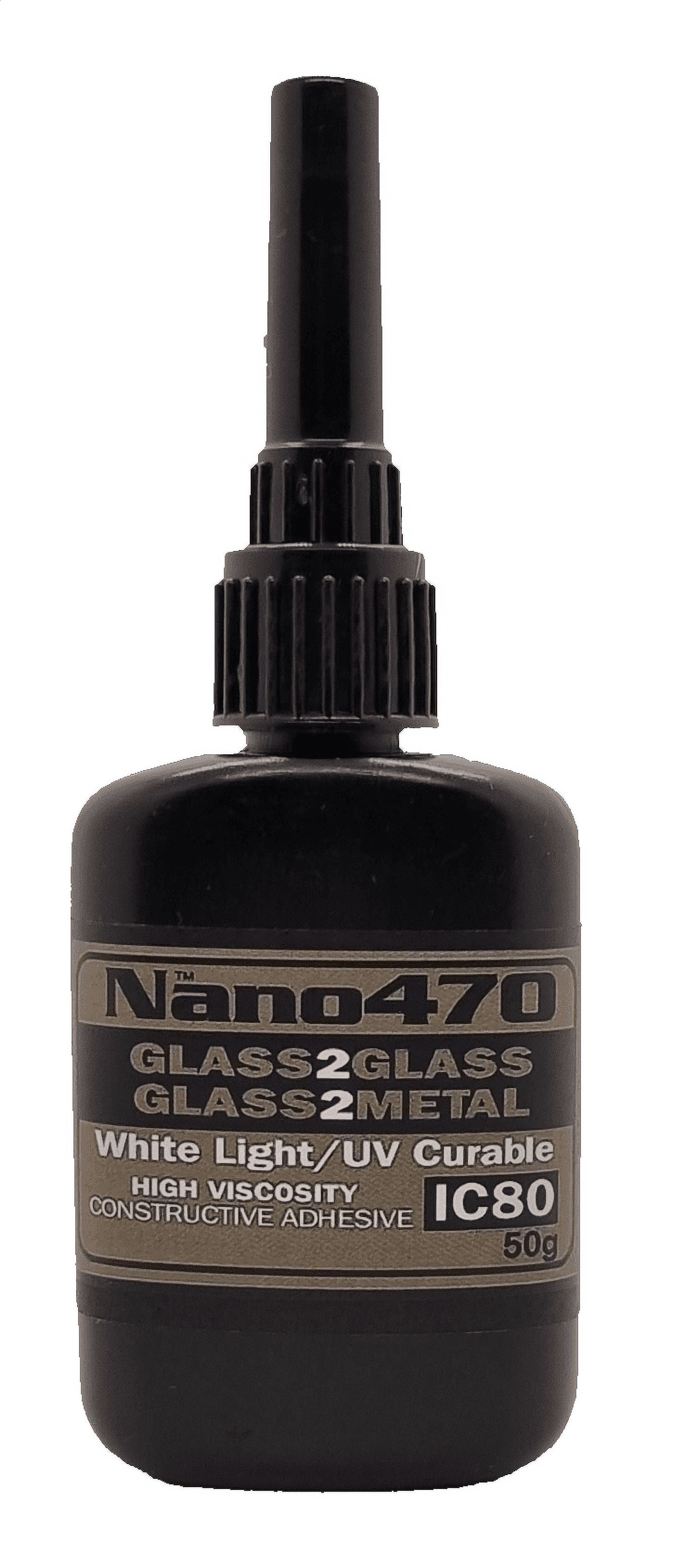 Dulles Glass Nano 470 - Glass and Metal Bond - Heavy Duty -20g - Quick Cure Weight Bearing Strength