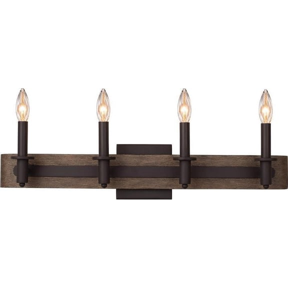 Duluth Farmhouse Bath Light Fixture-Satin Bronze Elegance