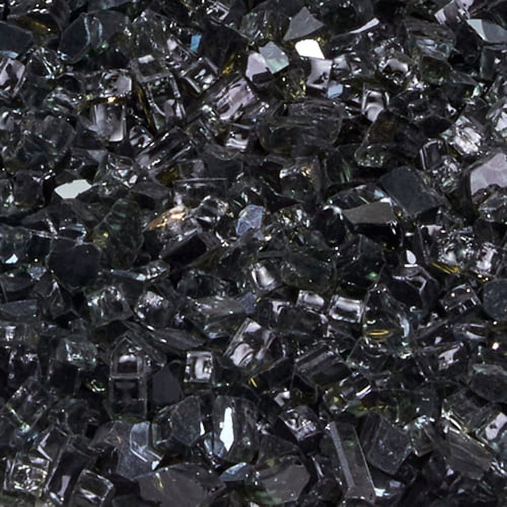Black Reflective Fire Pit Glass for Outdoor and Indoor Use