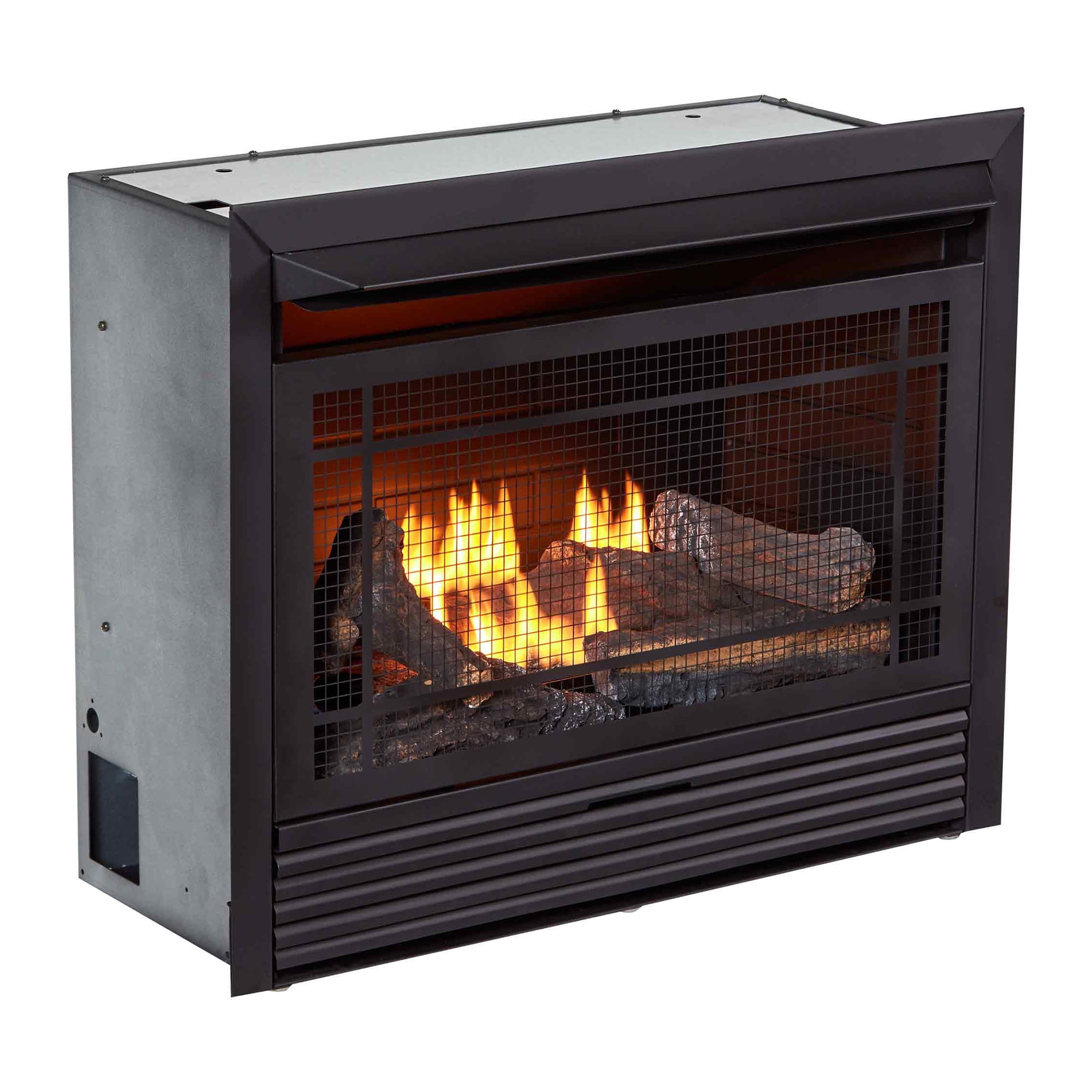 Duluth Forge 26,000 BTU Dual Fuel Ventless Gas Fireplace Insert with Remote  - Walmart.com