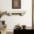 thumbnail image 1 of Duluth Forge 48-Inch Fireplace Shelf Mantel With Corbels - Antique White Finish, 1 of 6