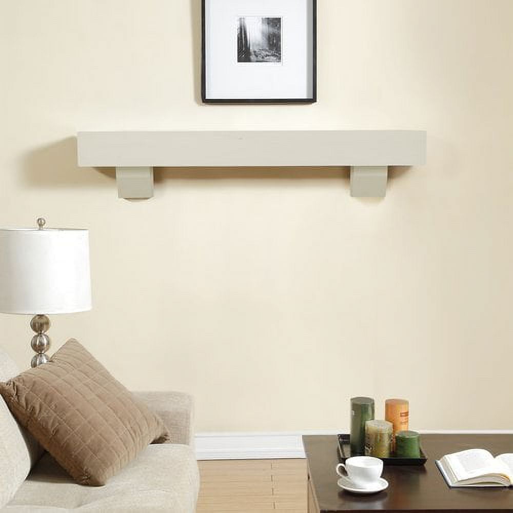 Duluth 60Inch Fireplace Shelf Mantel With Corbels Antique