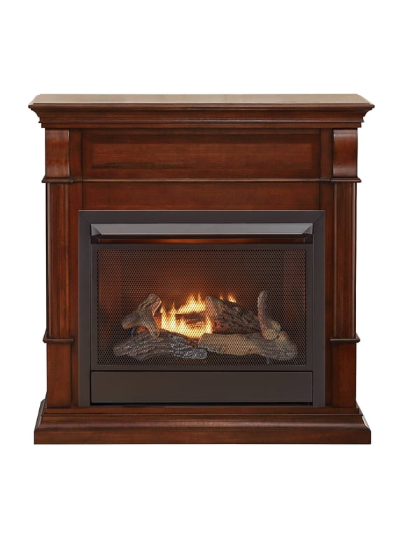 DFS-300NR-3AC, Vent Free Fireplace System, Fireplace: FNF300R and Mantel: CM300-3-AC, Auburn Cherry