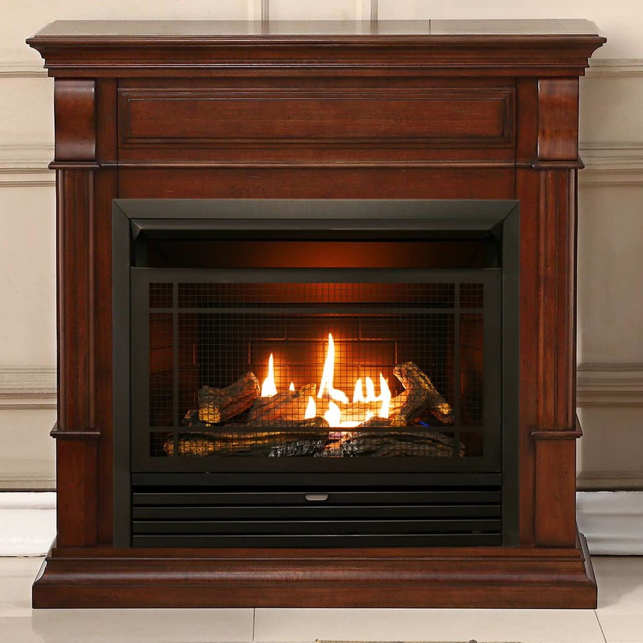Duluth Dual Fuel Vent less Gas Fireplace 26,000 BTU, TStat