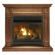 Duluth Forge Dual Fuel Ventless Fireplace - 32,000 BTU, T-Stat Control, Toasted Almond Finish