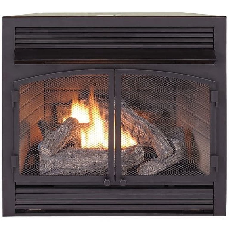 Duluth Forge Dual Fuel Ventless Gas Fireplace Insert with Natural