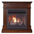 thumbnail image 1 of Duluth Forge Dual Fuel Ventless Gas Fireplace With Mantel - 32,000 BTU, Remote Control, Auburn Cherry Finish - Model# DFS-400R-2AC, 1 of 7