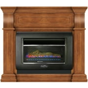 Duluth Forge Mini Hearth Vent Less Gas Wall Fireplace-26,000BTU T-Stat Control Toasted Almond  Model-DF300L-M-TA