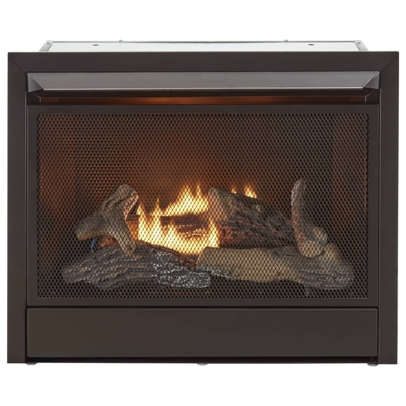 Duluth Forge Natural Gas Ventless Gas Fireplace Insert - 26,000 BTU, T-Stat Control - Model# FNF300T