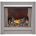 thumbnail image 1 of Duluth Forge Outdoor Fireplace Insert with Concrete Log Set, Vintage Red Brick Fiber Liner Model-DF450SS-L-VR, 1 of 5