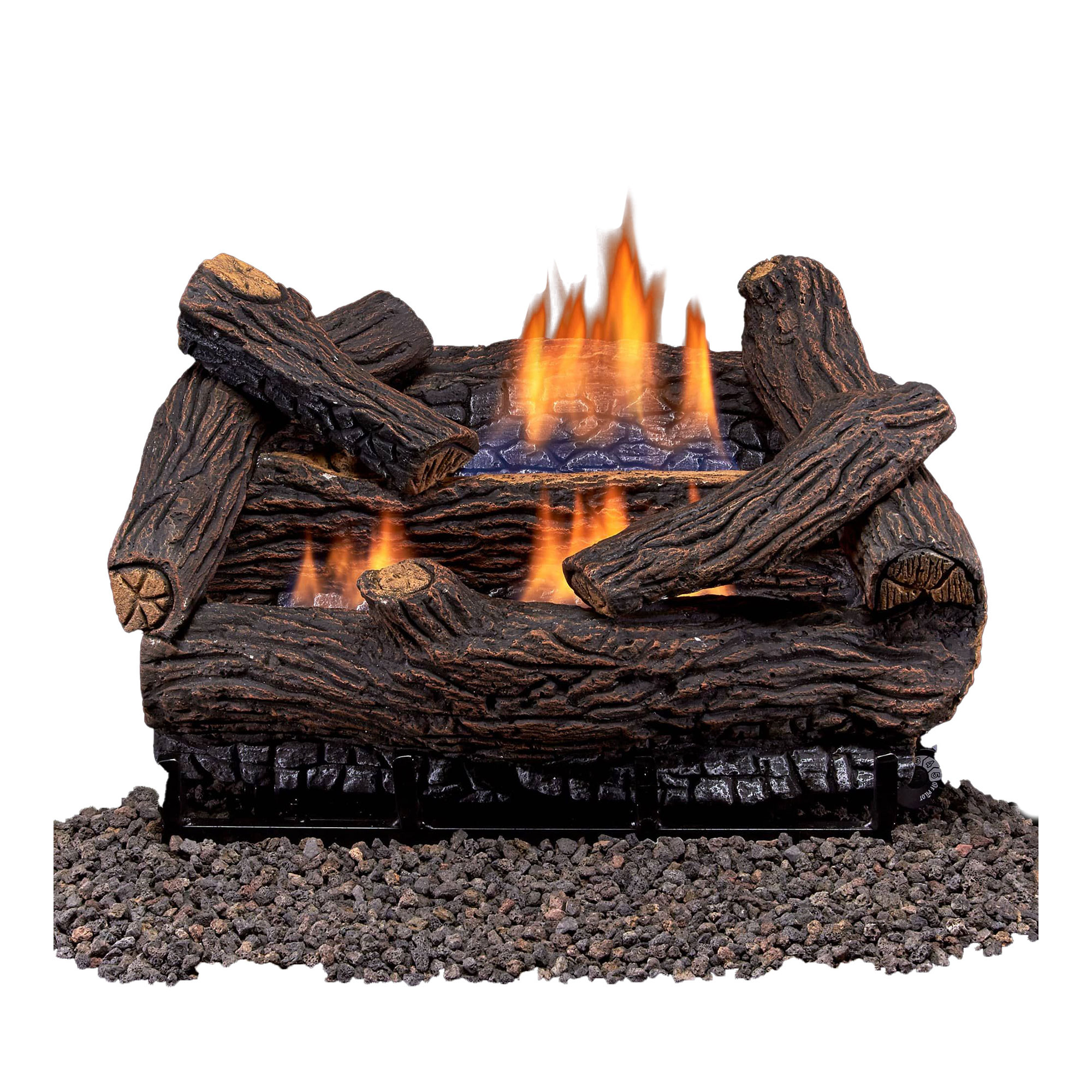 Pleasant Hearth VFL2SO24DT 24" Southern Oak Vent Free Gas Log Set