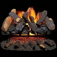 thumbnail image 1 of Duluth Forge Vented Natural Gas Log Set with Remote Control Kit 18 in. 45,000BTU Heartland Oak Model# FNVL18-1-RO, 1 of 5