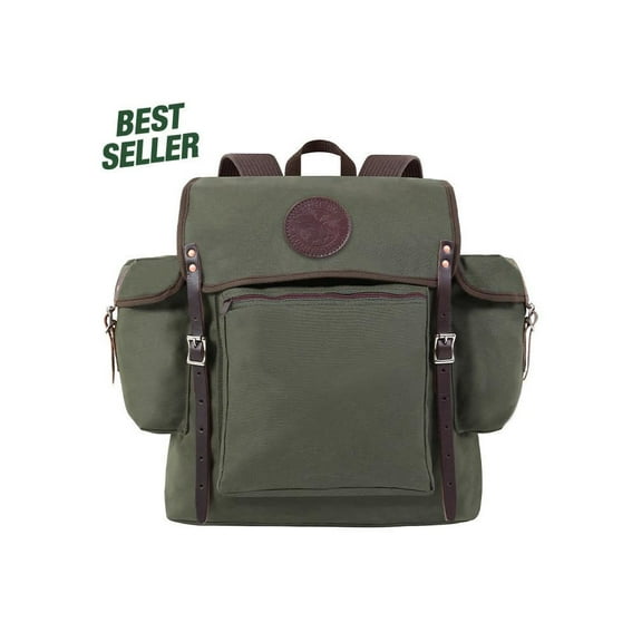 Duluth Pack 32 Liter Capacity Olive Drab Canvas Rambler Backpack
