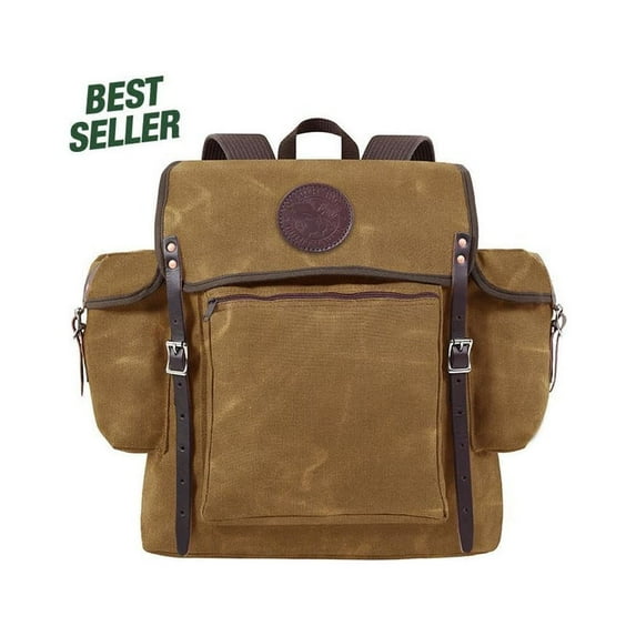 Duluth Pack 32 Liter Capacity Wax Khaki Canvas Rambler Backpack