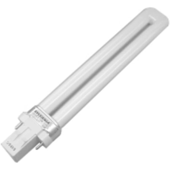 Dulux 13 Watt Single Tube T4 Compact Fluorescent Lamp With 2-Pin Base, 2700K Color Temperature, 82 CRI - Cf13Ds/827/Eco 20331