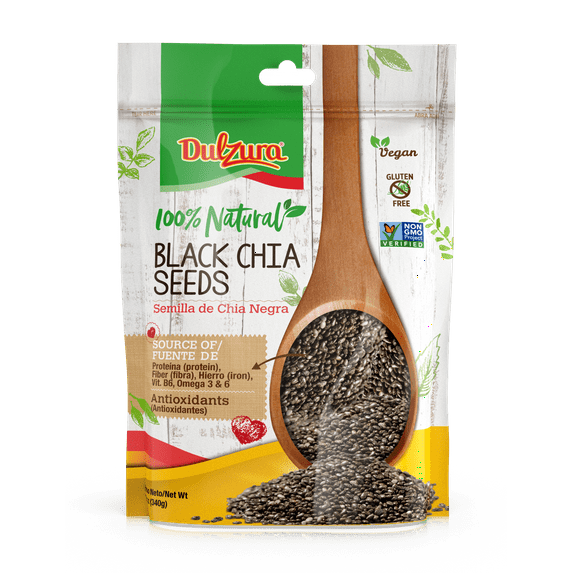 Dulzura Borincana Black Chia Seeds, 12 oz