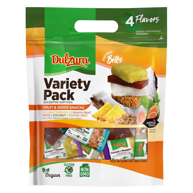 Dulzura Dulzura Borincana Club pack: Variety Pack Fruit & Seed snacks 18oz — product image