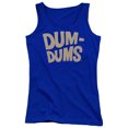 thumbnail image 1 of Dum Dums/Distressed Logo Junior Women's T-Shirts Tank Top Royal Blue, 1 of 1