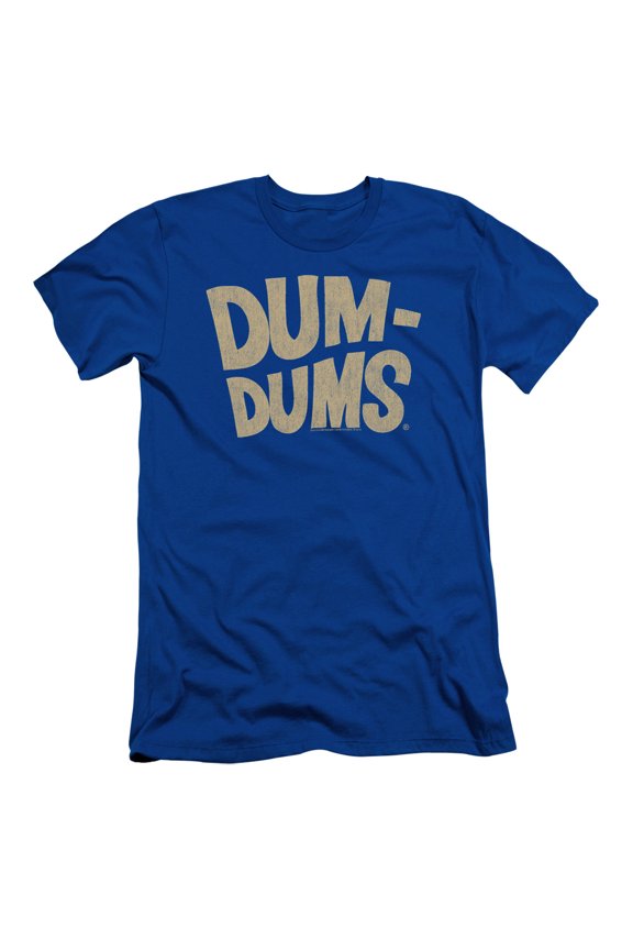 Dum Dums/Distressed Logo S/S Adult 30/1 T-Shirt Royal Blue