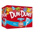 thumbnail image 1 of Dum Dums Lollipops Original Mix Flavors 2300 Count Bulk Red Case, 1 of 5