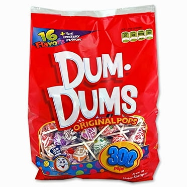 Dum Dums Original Mix Lollipops Candy 300-Count (51 oz) Bag (Pack of 5)