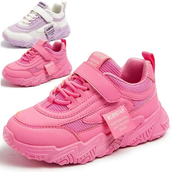 Dumajo Kids Shoes Girls Breathable Sneakers Athletic Running Shoes (Toddler/Little Kids/Big Kids)