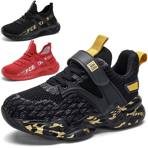 Dumajo Kids Sneakers for Boys Running Shoes Lightweight Sport (Toddler/Little Kid/Big Kid)