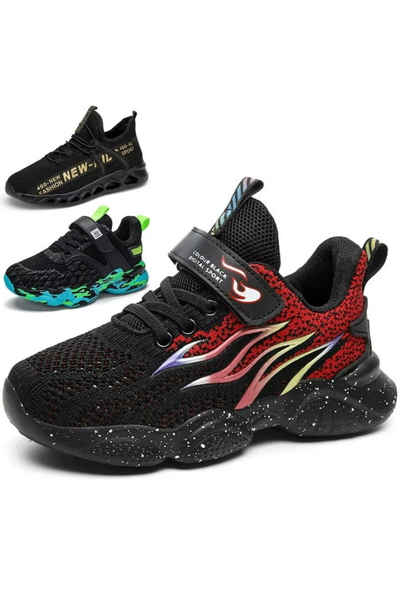 Kids Sneakers for Boys Running Shoes Lightweight Sport (Toddler/Little Kid/Big Kid)