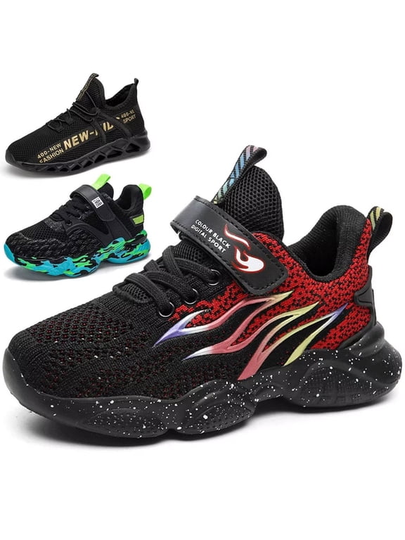 Kids Sneakers for Boys Running Shoes Lightweight Sport (Toddler/Little Kid/Big Kid)