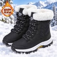 thumbnail image 1 of Dumajo Snow Boots For Women Winter Waterproof Shoes Thickened Faux Fur Lined Frosty Warm Outdoor Boots, 1 of 11