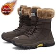 thumbnail image 1 of Dumajo Snow Boots For Women Winter Waterproof Shoes Thickened Faux Fur Lined Frosty Warm Outdoor Boots, 1 of 11