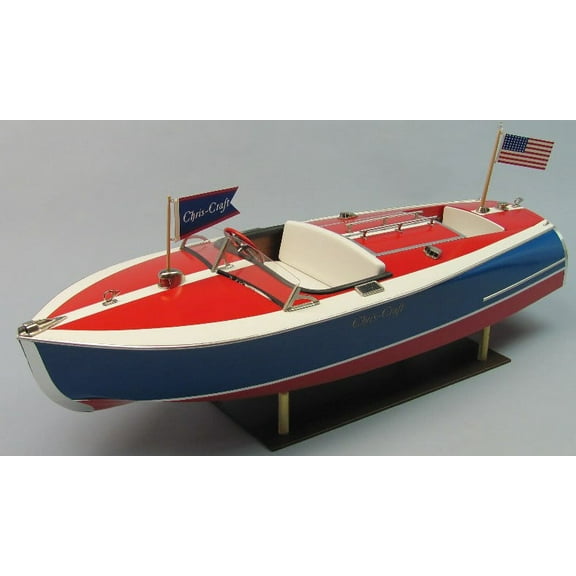 Dumas Products Inc. 24 16' Chris-Craft Painted Racer Boat Kit DUM1263 Wooden Kits Boats