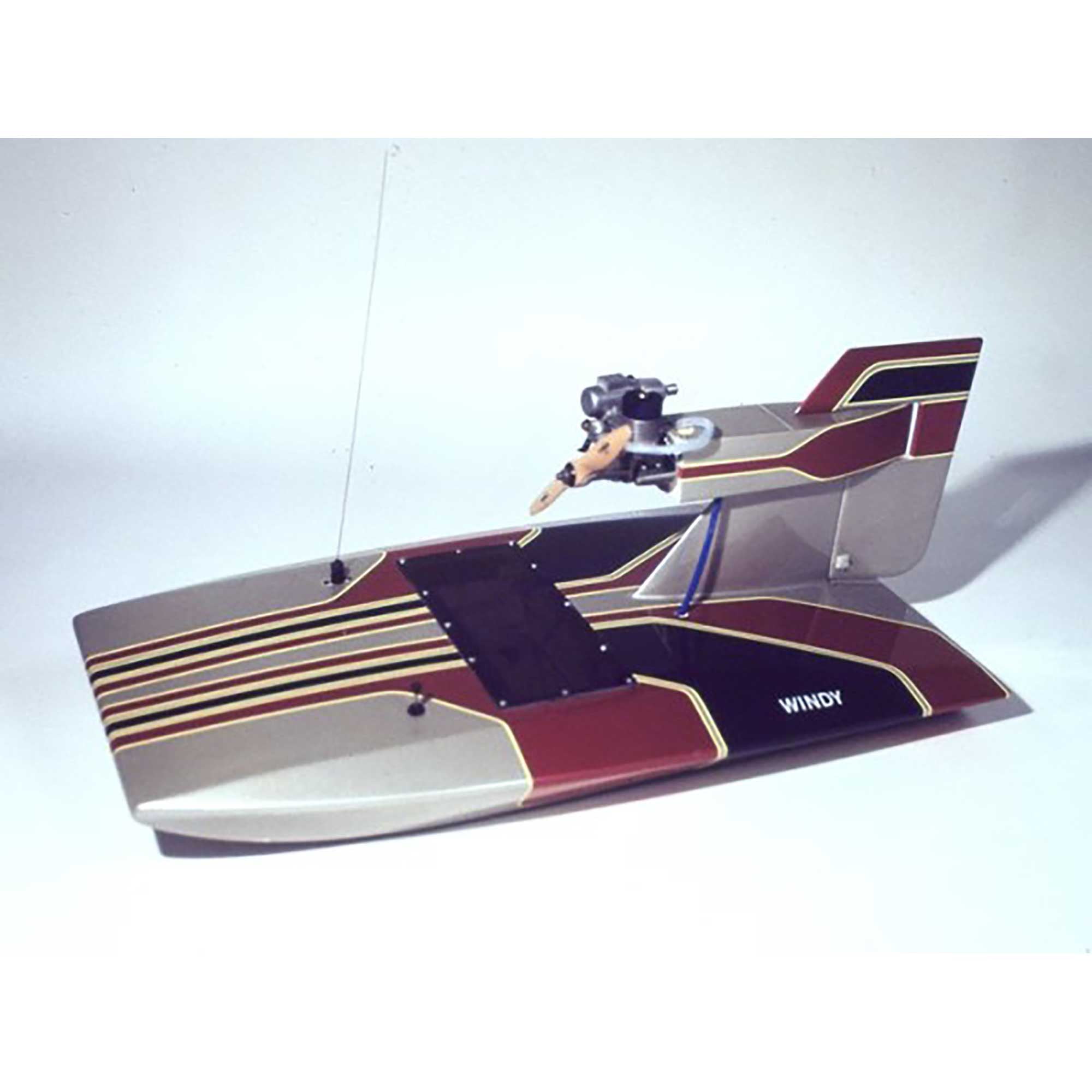 Dumas Windy Airboat 23 Wooden Model Boat Kit - Gas Powered (.10 Engine Not Included)