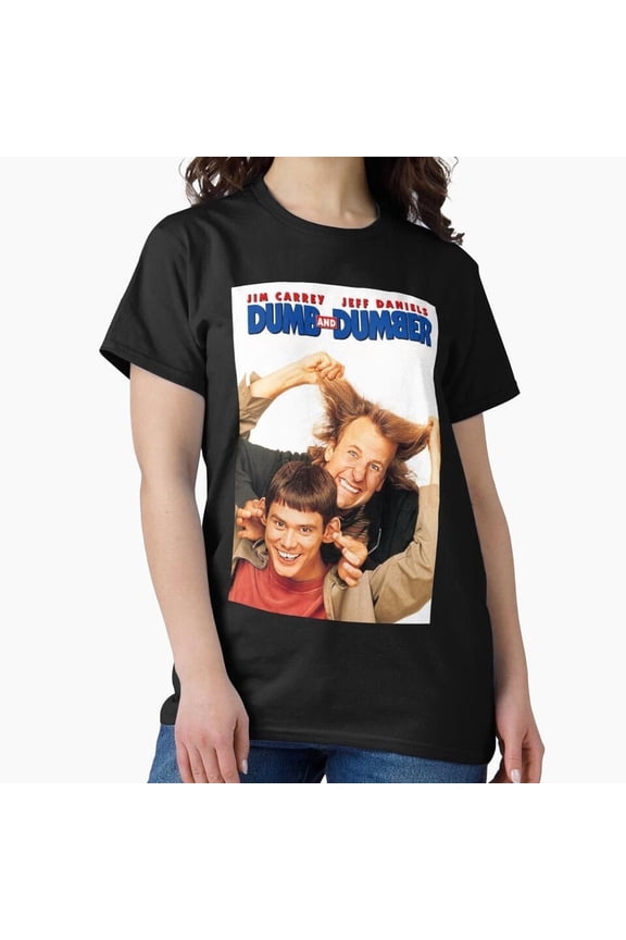 Dumb And Dumber Movie Funny Graphic Retro Vintage Humor Aesthetic Art Unisex T-Shirt Y0070, Up to Size 5XL