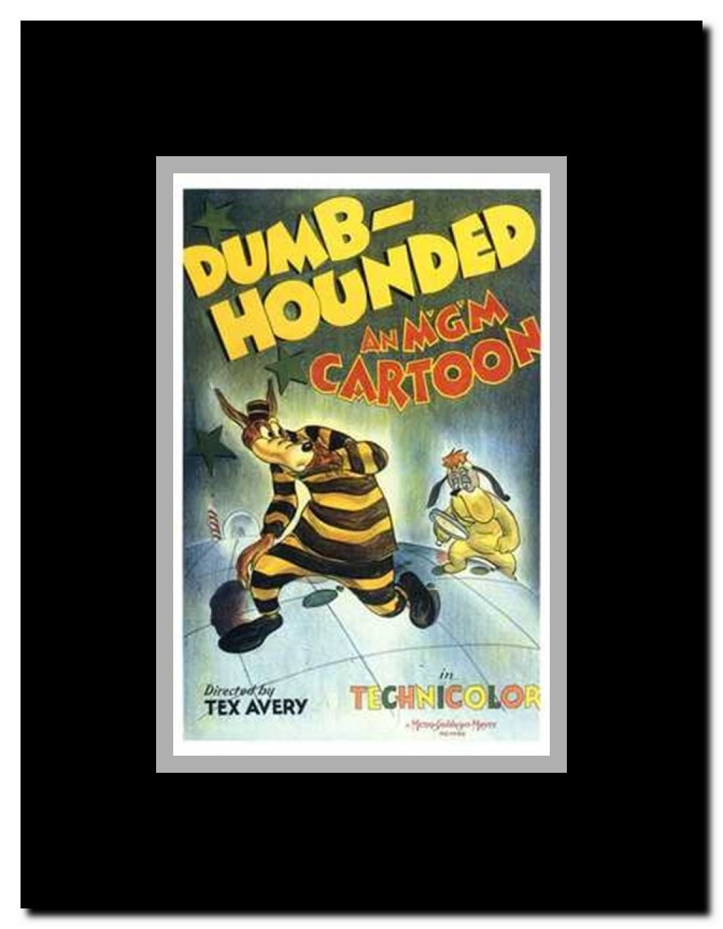 Dumb-Hounded Framed Movie Poster
