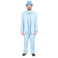 thumbnail image 1 of Dumb and Dumber LIGHT BLUE Tuxedo Halloween Costume - XL, 1 of 5