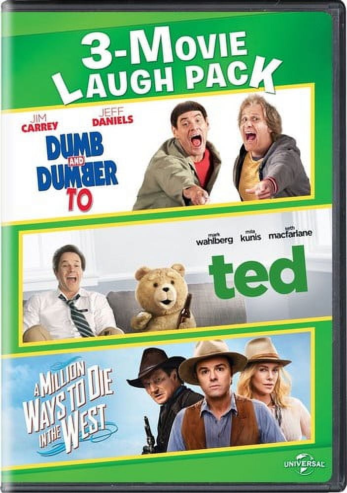 Dumb and Dumber To Ted A Million Ways to Die in the West (DVD