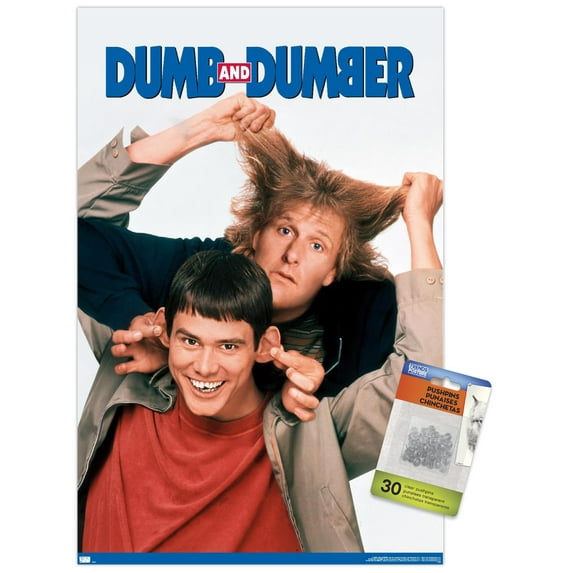 Dumb and Dumber - Together Wall Poster with Pushpins, 14.725" x 22.375"