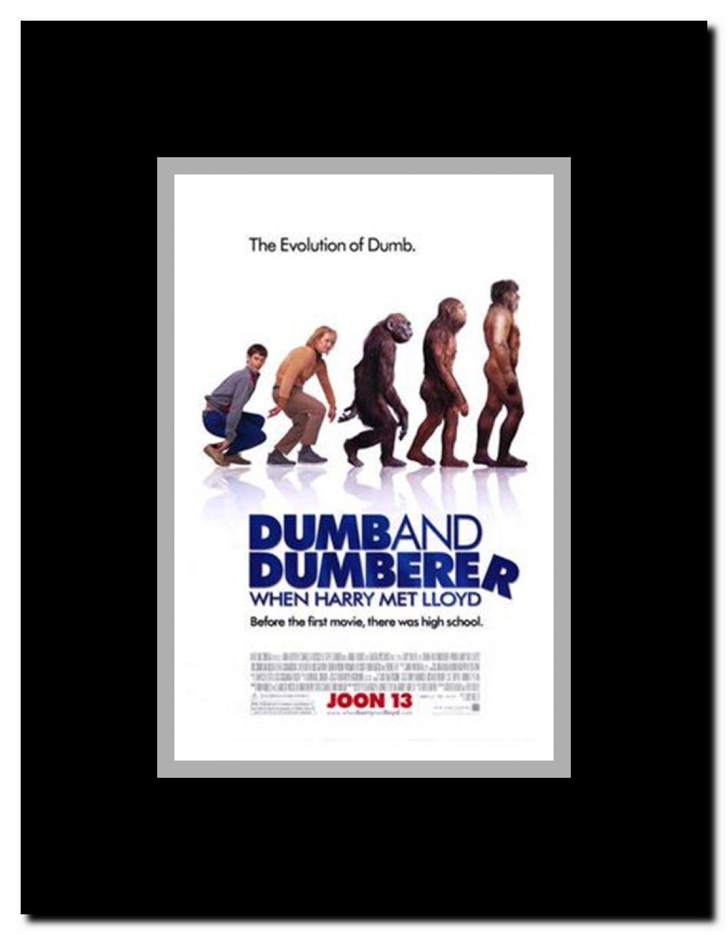 Dumb and Dumberer: When Harry Met Lloyd Framed Movie Poster