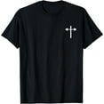 thumbnail image 1 of Dumbbell Barbell Cross Christian Gym Workout Lifting T-Shirt, 1 of 3