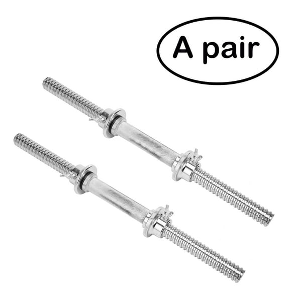 Dumbbell Bars 1 inch 2 Pack Dumbbell Bars 20/17.7/13.7 Inch Adjustable Dumbbell Bar Pair/Threaded Dumbbell Handles 1 inch For Gym Barbells Dumbbell Bars Strength Training