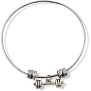 Dumbbell Bracelet Bangle Jewelry Jewlry Barbell Fitness Charm Accessories Stuff Gift for Kids Men Women Boys Girls Decor Strength Weight Lifting Bodybuilding Gym Wear Dumbbell Gifts Small Dumbbell