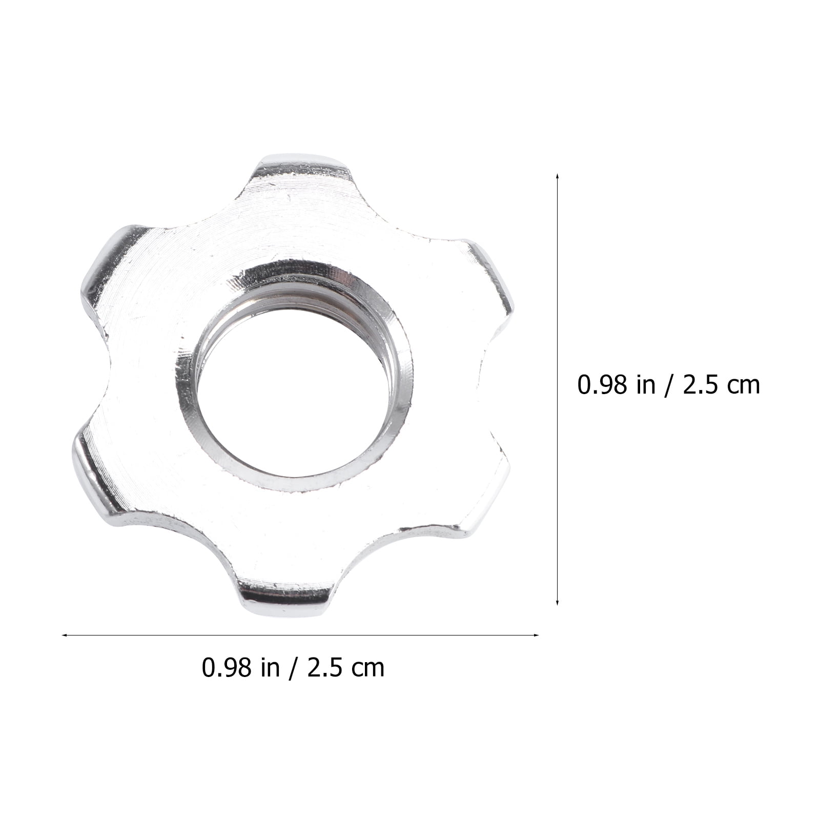 Dumbbell Collars 1 Bar Barbell Inch Spinlockweight Hex Lifting