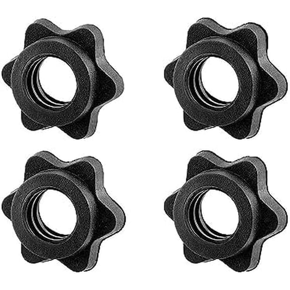 Dumbbell Collars 1 inch Dumbbell Hex Nut Barbell Collar Clamps Weight Clips for Dumbbells,Spinlock Collars for 1 Inch Standard Barbells Bars Sports Weight Lifting Fitness