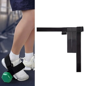 Dumbbell Foot Attachment Adjustable Ankle Strap for Leg Training Tibialis Trainer Monkey Foot for Leg Extension Hamstring Curls Home Gym Fitness Equipment 19 x 17.5 Inch