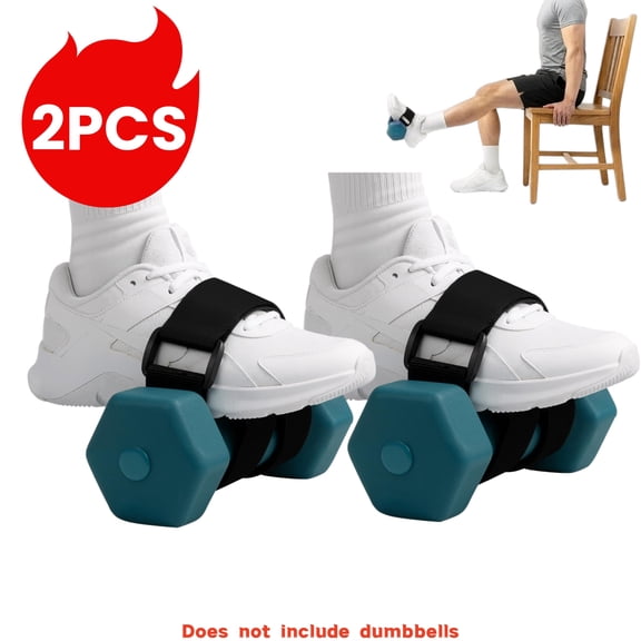 Dumbbell Foot Attachment,Glute Kickbacks & Leg Workouts,Tibialis Trainer, Adjustable Ankle Weights, Leg Workouts at Home for Hip Flexors,Ankle Straps for Weight Lifting,Foot Weight Training Equipment