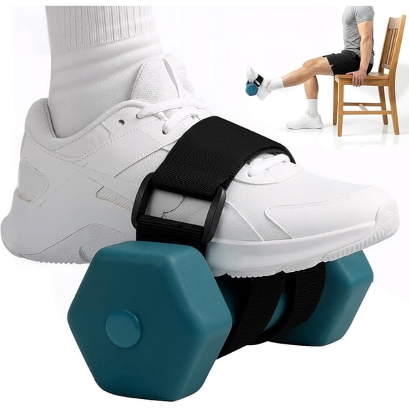 Dumbbell Foot Attachment,Glute Kickbacks & Workouts,Tibialis Trainer, Adjustable Ankle Weights, Workouts at for Flexors,Ankle Straps for Weight Lifting,Foot Weight Equipment