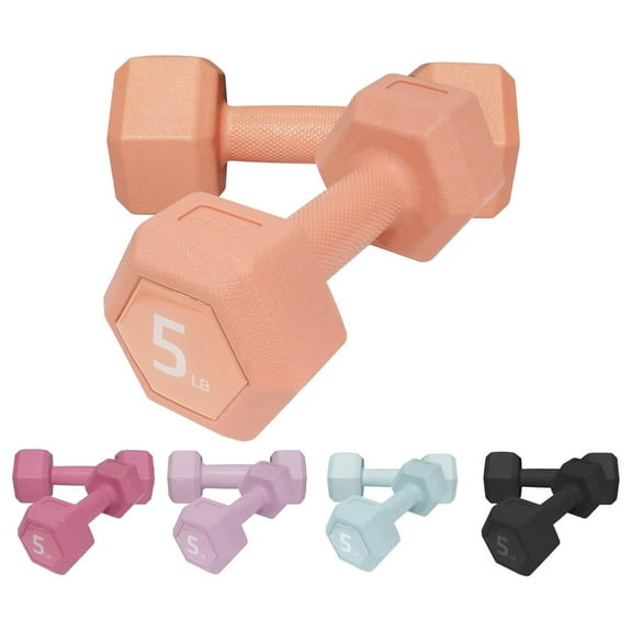 Dumbbell Hand Weight Sets 5/10/15/20/25/36lbs - 5 Colors - Exercise & Fitness Free Weights for Women & Men Home Gym Equipment Workouts Strength Training