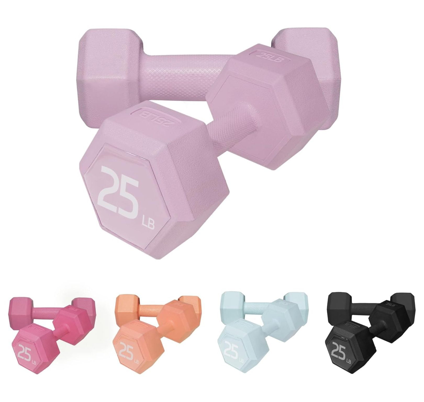 Dumbbell Hand Weight Sets 5/10/15/20/25/36lbs Colors